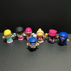 Fisher Price Little People Barbie Lot Of 7 Figures